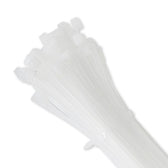 Opaska zaciskowa Qoltec | 2.5*200 | 100szt | nylon UV | Biała