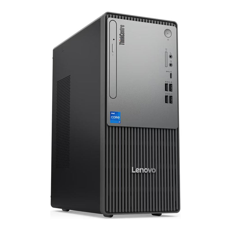 Komputer PC Lenovo ThinkCentre Neo 50t G5 TW i3-14100/8GB/SSD256GB/UHD730/DVD/WIFI/BT/W11 PRO Black 3Y