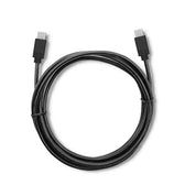 Kabel USB Qoltec 3.1 typ C męski | USB 3.1 typ C męski | 3m | Czarny