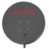 Antena satelitarna Maclean TV System MCTV-926 stal fosforowana, grafit, 65cm