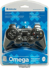 Gamepad przewodowy Defender OMEGA, efekt wibracji, USB
