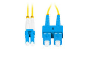 Patchcord światłowodowy Lanberg SM SC/UPC-LC/UPC DUPLEX 3.0mm LSZH G657A1 2m żółty