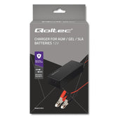 Ładowarka Qoltec do AGM GEL STD | Prostownik 12V 2A 24W