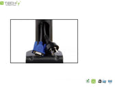 Uchwyt biurkowy Techly 13"-24", 3x10kg na 3 monitory regulowany
