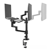 Uchwyt biurkowy na monitor i laptop Neomounts DS20-425BL2 17"-27" max. 8kg max. VESA 100x100