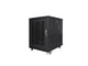 Szafa instalacyjna Rack stojąca 19" 15U 600x800 czarna drzwi perforowane Lanberg (flat pack)