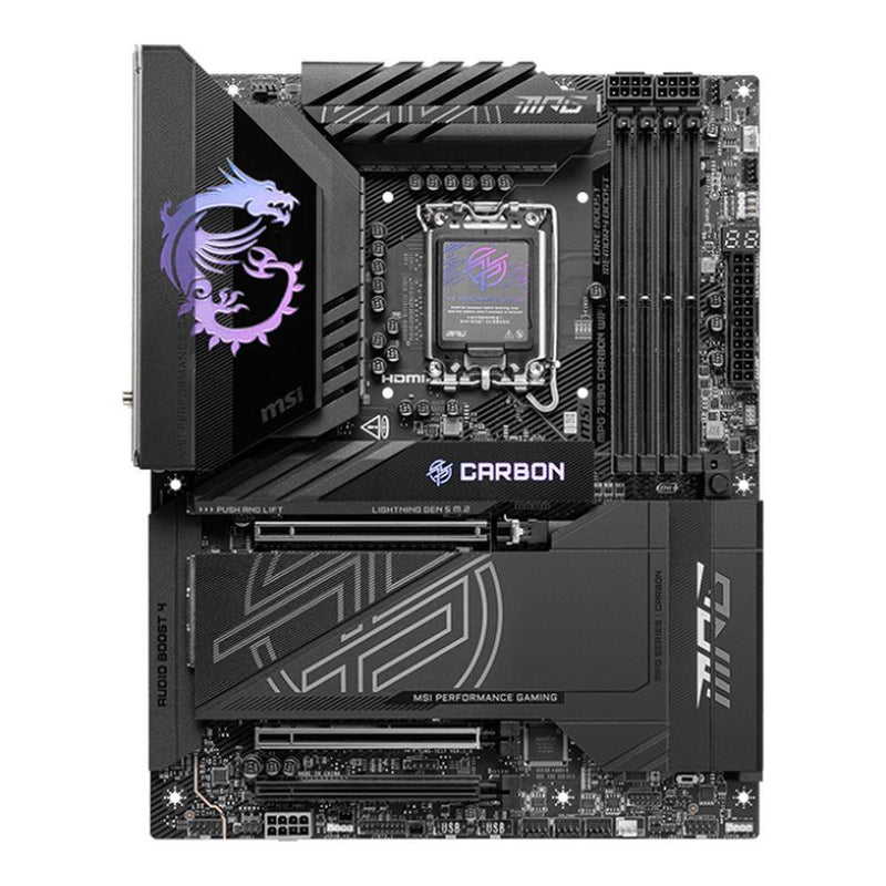 Płyta MSI MPG Z890 CARBON WIFI /Z890/DDR5/SATA3/M.2/TB4/WiFi/BT/PCIe5.0/s.1851/ATX