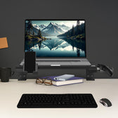 Podstawka pod laptop / monitor Ergo Office, max. obciążenie 20kg, dla przekąt. 13-32", czarna, ER-303 B