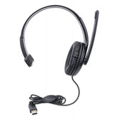 Słuchawki z mikrofonem Manhattan Mono USB