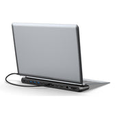 Stacja dokująca DIGITUS USB Typ C 12-portów 2x HDMI 1x DisplayPort 8K/30Hz PD 100W