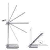Lampka biurkowa LED Maclean MCE616 W, max. 9W, 220-240V AC, możliwość zmiany barwy, ściemnialna, ładowarka bezprz., 450lm, biała