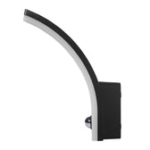 Lampa LED z czujnikiem ruchu Maclean MCE512 B, czujnik ruchu PIR, kolor czarny, 20W, IP65, 2000lm, barwa neutralna biała (4000K)
