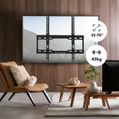 Uchwyt do TV Maclean MC-412, max VESA 400x400, 32-70", 45kg, reg. odchylenia +0°~-10°
