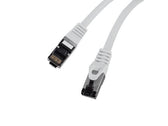 Patchcord Lanberg S/FTP kat.8.1 1m LSZH CU fluke passed szary