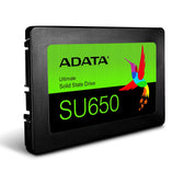 Dysk SSD ADATA Ultimate SU650 480GB 2,5" SATA3 (520/450 MB/s) 7mm, 3D NAND / Black Retail
