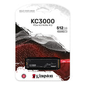 Dysk SSD Kingston KC3000 512GB M.2 2280 PCIe Gen 4.0 x4 NVMe (7000/3900 MB/s)