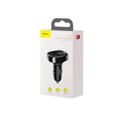 Transmiter FM Bluetooth Baseus S-09A CCMT000001 z ładowarką USB 3.4A
