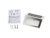 Lampa solarna Maclean MCE119 2LED na ogrodzenie schody Inox