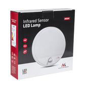 Lampa LED Maclean MCE291 W z czujnikiem ruchu na podczerwień 1100lm 15W IP54 biała