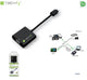 Adapter Techly HDMI-VGA4 mini HDMI (C) męski na VGA żeński, czarny 0,1m IDATA