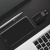 Ładowarka sieciowa Qoltec Super Quick PD | 1xUSB-C | 1xUSB | 45W | 5-20V | 2.25-3A | Czarna