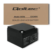 Akumulator AGM Qoltec 12V | 24Ah