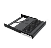Klawiatura przewodowa Perixx PERIBOARD-313 podświetlana, touchpad, 2x hub USB, czarna