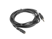 Kabel audio Lanberg stereo minijack - minijack M/F 3m