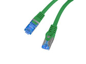 Patchcord Lanberg S/FTP kat.6A 0,25m LSZH CCA fluke passed zielony