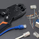 Wtyk QOLTEC złącze modularne RJ45 | CAT6 | FTP | Pozłacane styki | 10 sztuk