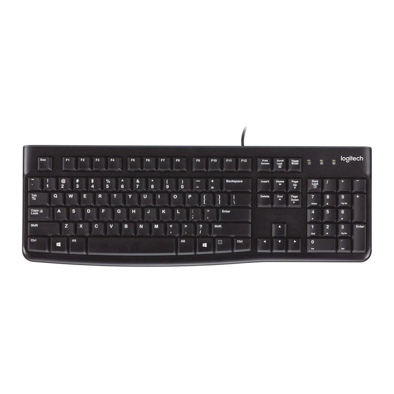 Klawiatura przewodowa Logitech K120 USB US czarna