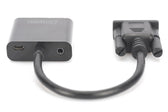 Kabel adapter DIGITUS VGA do HDMI 1080p FHD audio 3.5mm MiniJack