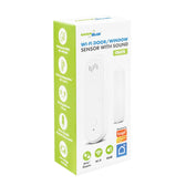 Czujnik otwarcia drzwi i okien GreenBlue GB478, bezprzewodowy WiFi kontraktron Android iOS 3.0V DC, LR03x2, z alarmem