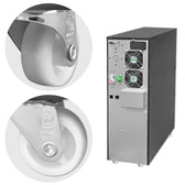 Zasilacz awaryjny UPS Qoltec 6kVA | 6000W | Power Factor 1.0 | LCD | EPO | USB | On-line