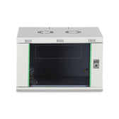Szafa sieciowa wisząca jednosekcyjna DIGITUS Dynamic 19" 7U, 600x450, drzwi szyba, szary, niezmontowana, 60kg