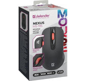 Mysz bezprzewodowa Defender NEXUS MS-195 optyczna bezklikowa silent 1600dpi czarna