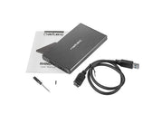 Obudowa na dysk HDD/SSD Natec RHINO Go USB 3.0 2,5" SATA czarna