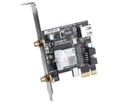 Karta sieciowa Gigabyte GC-WBAX200, WiFi 802.11ax, Bluetooth 5.1, PCIe, Dual Band, 2400Mbps