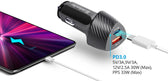 Ładowarka samochodowa Defender UCA-92 USBx1 USB-Cx1 QC, PD power delivery