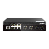Switch zarządzalny QNAP QSW-M2106R-2S2T 2x 10GbE SFP+ 2x 10GbE 6x 2,5GbE