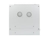 Szafa instalacyjna Rack dwusekcyjna wisząca 19" 12U 600x600 szara Lanberg (flat pack)