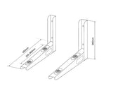 Uchwyt wspornik Maclean MC-621 do klimatyzatora do 100kg, komplet