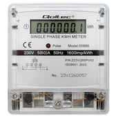 Miernik zużycia enrgii Qoltec jednofazowy elektroniczny licznik | 230V | LCD