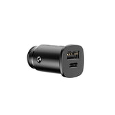 Ładowarka samochodowa Baseus PPS BS-C15C CCALL-AS01 30W z gniazdem USB QC4.0+ oraz USB-C PD 3.0