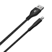 Kabel USB-Lightning Maclean MCE845B MFi Apple (Made for iPhone / iPod / iPad), 2.4A, 1m, czarny
