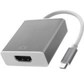 Adapter Qoltec przejściówka USB-C 3.1 | HDMI | 4K | MHL | Aluminiowy