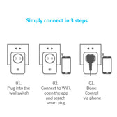 Gniazdko zdalnie sterowane GreenBlue GB155G WiFi Android iOS Alexa Google Home timer max 2000W (typ niemiecki)