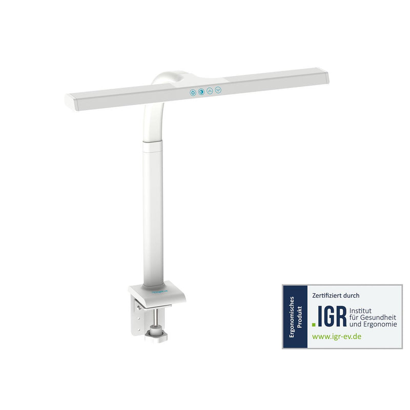 Lampa biurkowa DIGITUS LED, 50 cm, 1025 lm, 7 W, temp. barw 3000K-6500K, biała