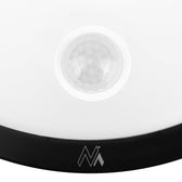 Lampa LED z czujnikiem ruchu Maclean MCE525 B, czujnik PIR, kolor czarny, 10W, IP65, 1000lm, barwa neutralna