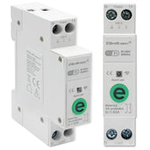 Przekaźnik Qoltec 63A na szynę DIN z licznikiem energii elektyrcznej | eWeLink od Sonoff | Wi-Fi | Dioda LED